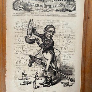 Thomas Nast, Harpers Weekly, Wood Engraving